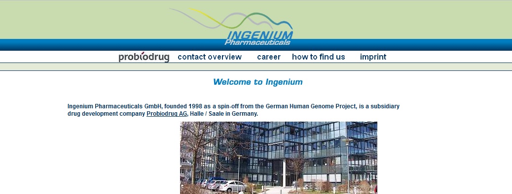 Ingenium Pharmaceuticals Inc